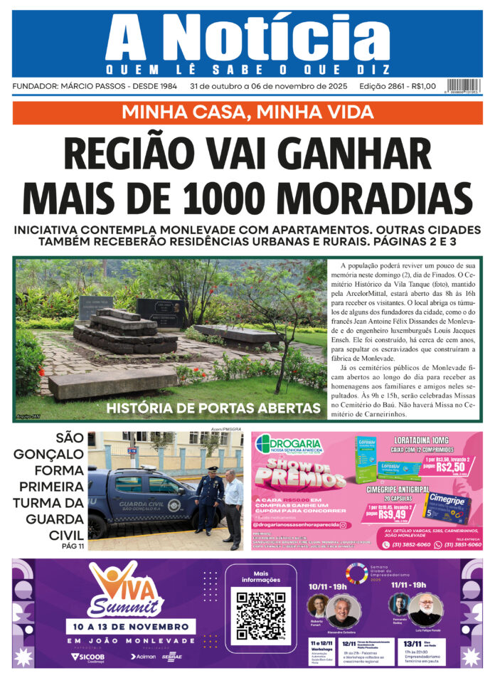 Edição 2861 do Jornal A Notícia Regional