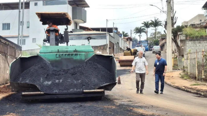 Asfaltamento da rua Gatassul: primeiro trecho é concluído